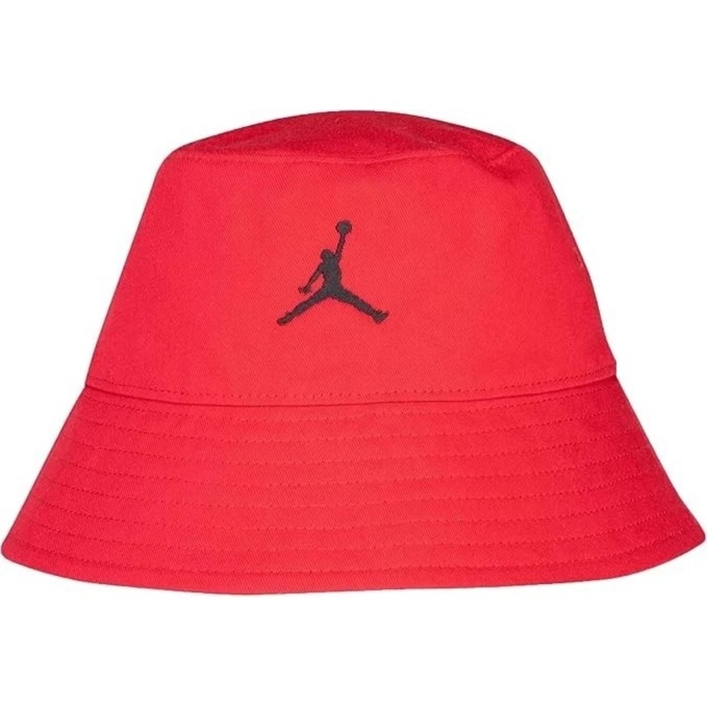 Jordan Apex Bucket Hat Red Black Jumpman Logo Kids Size 8-20 Brim Athletic New